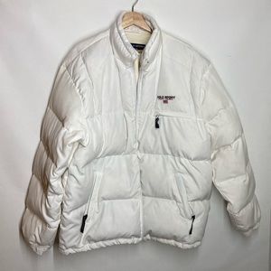 Polo Sport Puffer Jacket sz XXL WHITE